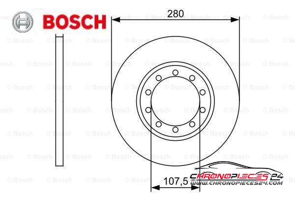 Achat de BOSCH 0 986 479 390 Disque de frein pas chères