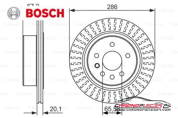 Achat de BOSCH 0 986 479 394 Disque de frein pas chères