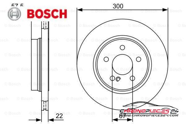 Achat de BOSCH 0 986 479 411 Disque de frein pas chères