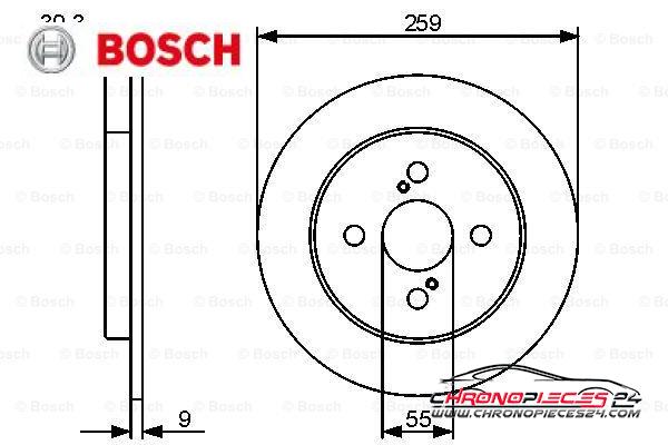 Achat de BOSCH 0 986 479 420 Disque de frein pas chères