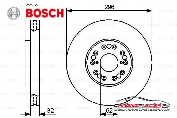 Achat de BOSCH 0 986 479 429 Disque de frein pas chères