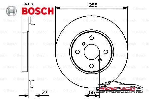 Achat de BOSCH 0 986 479 430 Disque de frein pas chères