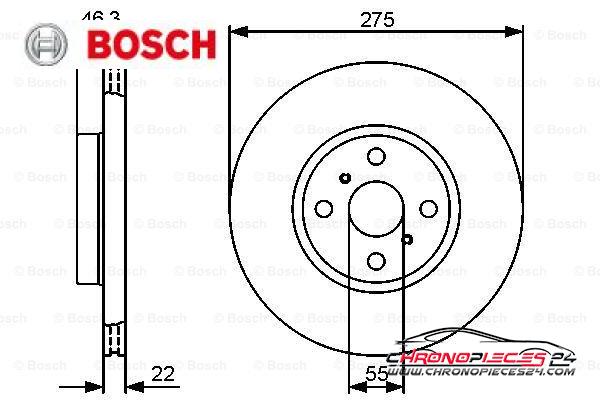 Achat de BOSCH 0 986 479 431 Disque de frein pas chères