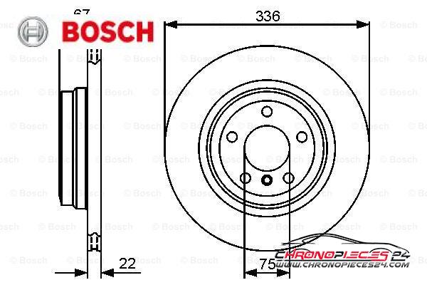 Achat de BOSCH 0 986 479 439 Disque de frein pas chères