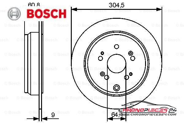 Achat de BOSCH 0 986 479 449 Disque de frein pas chères