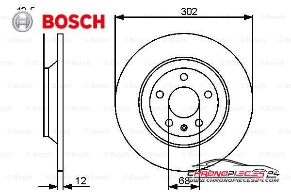 Achat de BOSCH 0 986 479 458 Disque de frein pas chères