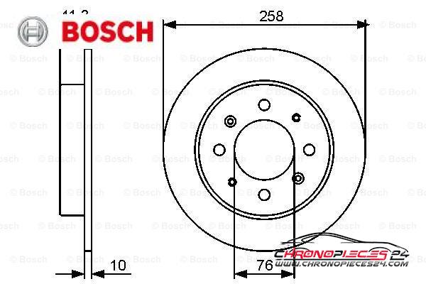 Achat de BOSCH 0 986 479 462 Disque de frein pas chères