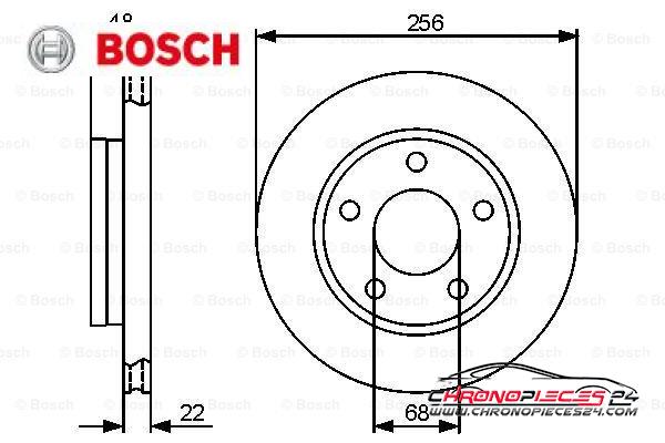 Achat de BOSCH 0 986 479 463 Disque de frein pas chères