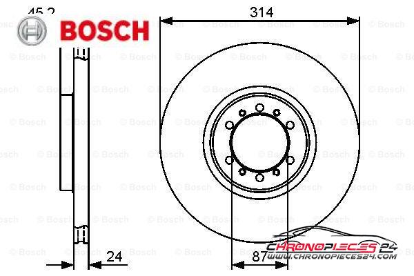 Achat de BOSCH 0 986 479 469 Disque de frein pas chères