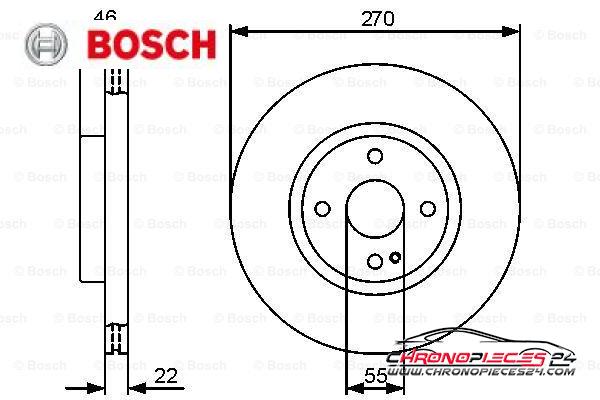 Achat de BOSCH 0 986 479 472 Disque de frein pas chères