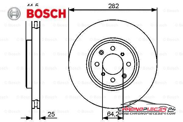 Achat de BOSCH 0 986 479 476 Disque de frein pas chères