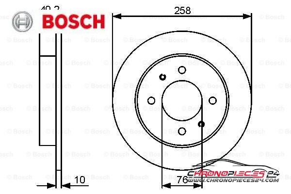 Achat de BOSCH 0 986 479 484 Disque de frein pas chères