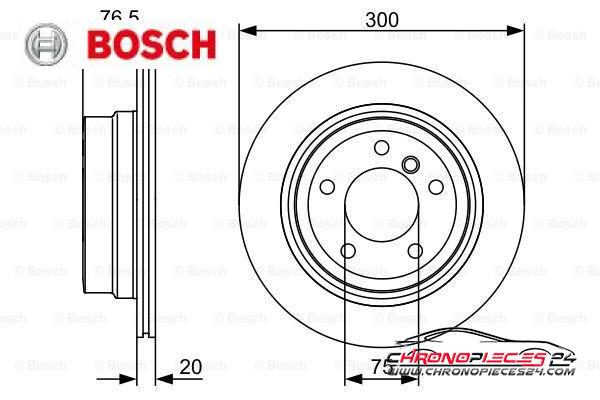 Achat de BOSCH 0 986 479 496 Disque de frein pas chères