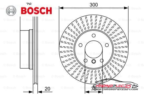 Achat de BOSCH 0 986 479 497 Disque de frein pas chères