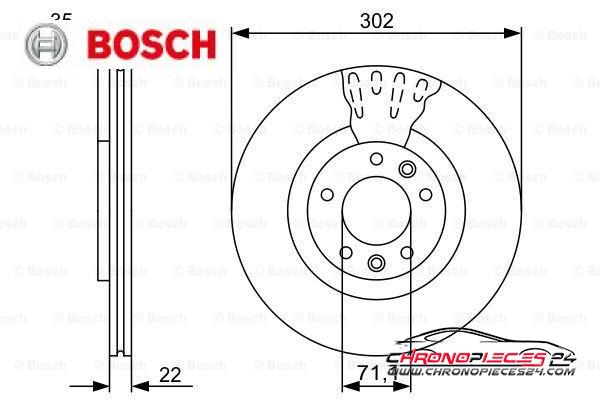 Achat de BOSCH 0 986 479 500 Disque de frein pas chères