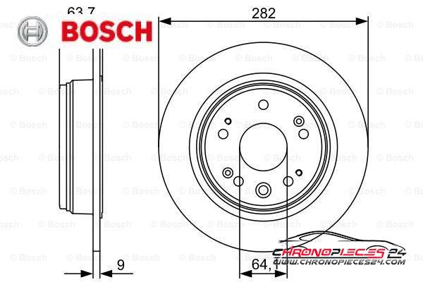 Achat de BOSCH 0 986 479 505 Disque de frein pas chères