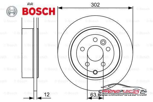 Achat de BOSCH 0 986 479 518 Disque de frein pas chères