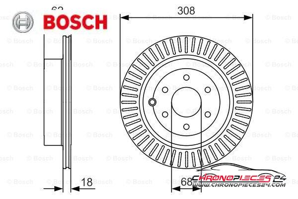 Achat de BOSCH 0 986 479 533 Disque de frein pas chères