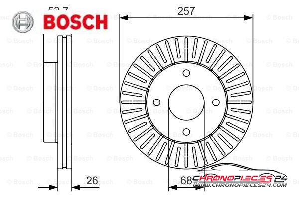 Achat de BOSCH 0 986 479 535 Disque de frein pas chères