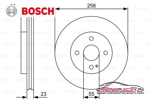 Achat de BOSCH 0 986 479 541 Disque de frein pas chères