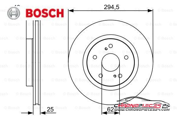 Achat de BOSCH 0 986 479 559 Disque de frein pas chères