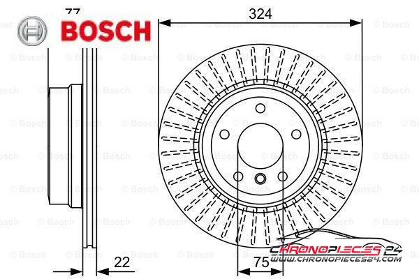 Achat de BOSCH 0 986 479 569 Disque de frein pas chères