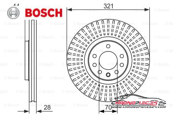 Achat de BOSCH 0 986 479 571 Disque de frein pas chères