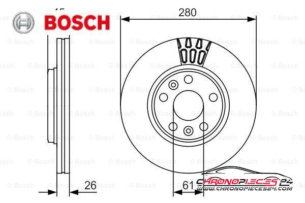 Achat de BOSCH 0 986 479 576 Disque de frein pas chères