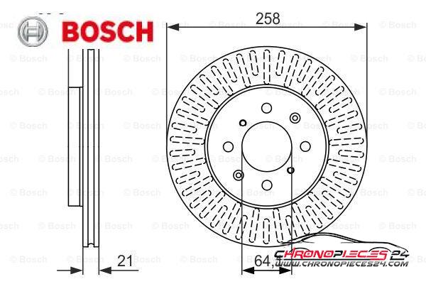 Achat de BOSCH 0 986 479 594 Disque de frein pas chères