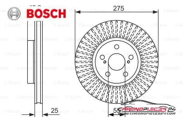 Achat de BOSCH 0 986 479 619 Disque de frein pas chères