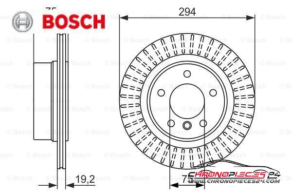 Achat de BOSCH 0 986 479 670 Disque de frein pas chères