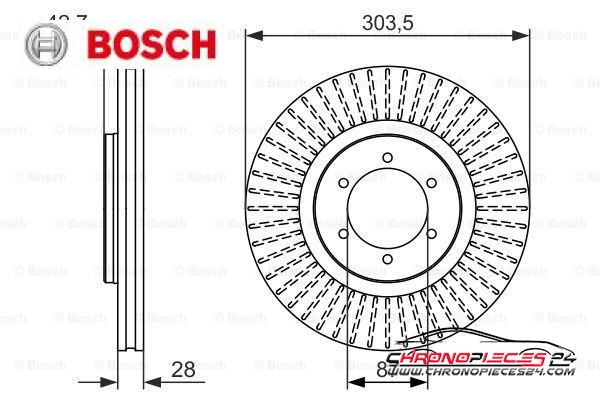 Achat de BOSCH 0 986 479 694 Disque de frein pas chères