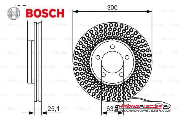 Achat de BOSCH 0 986 479 701 Disque de frein pas chères