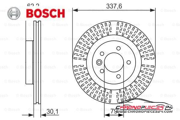 Achat de BOSCH 0 986 479 705 Disque de frein pas chères