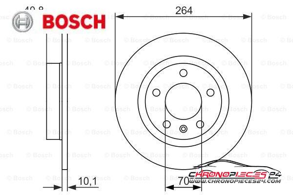 Achat de BOSCH 0 986 479 715 Disque de frein pas chères