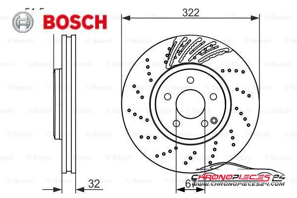 Achat de BOSCH 0 986 479 720 Disque de frein pas chères