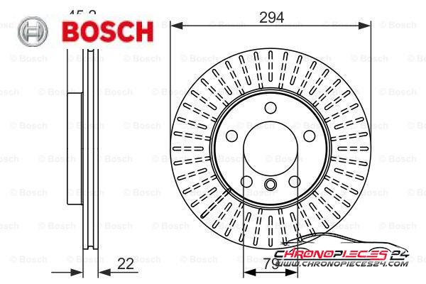 Achat de BOSCH 0 986 479 725 Disque de frein pas chères