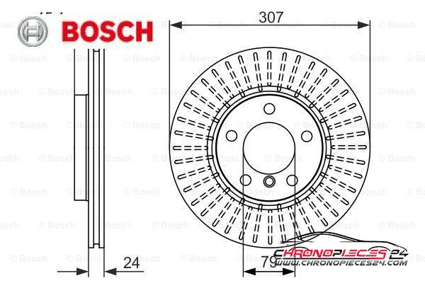 Achat de BOSCH 0 986 479 726 Disque de frein pas chères