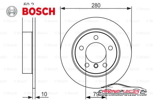 Achat de BOSCH 0 986 479 728 Disque de frein pas chères