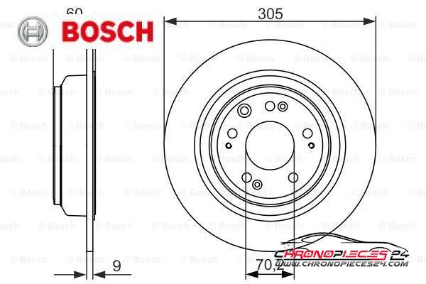 Achat de BOSCH 0 986 479 740 Disque de frein pas chères