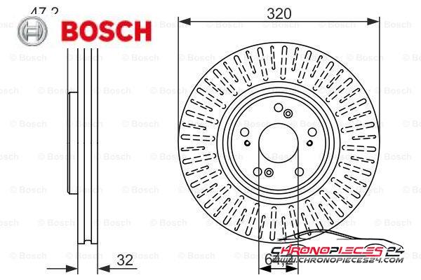 Achat de BOSCH 0 986 479 741 Disque de frein pas chères