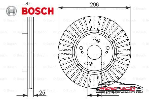 Achat de BOSCH 0 986 479 744 Disque de frein pas chères