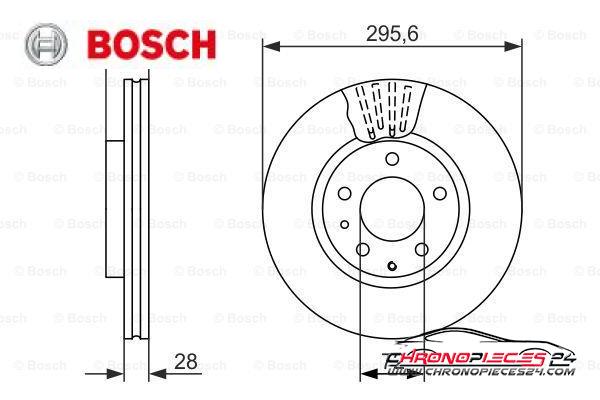 Achat de BOSCH 0 986 479 758 Disque de frein pas chères