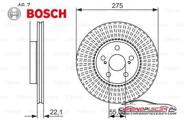 Achat de BOSCH 0 986 479 767 Disque de frein pas chères