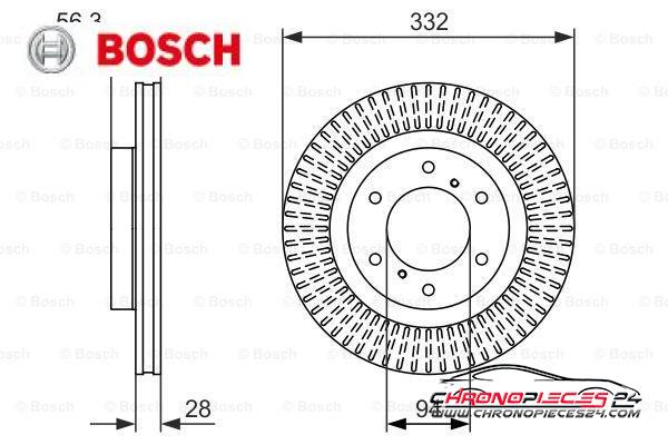 Achat de BOSCH 0 986 479 782 Disque de frein pas chères