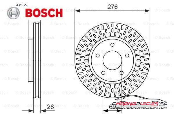 Achat de BOSCH 0 986 479 783 Disque de frein pas chères