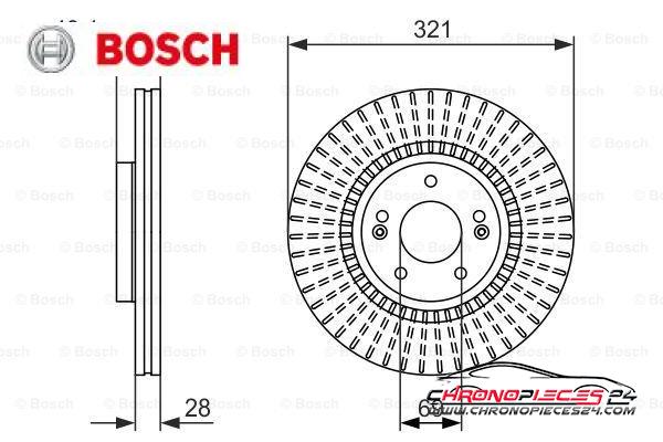 Achat de BOSCH 0 986 479 786 Disque de frein pas chères