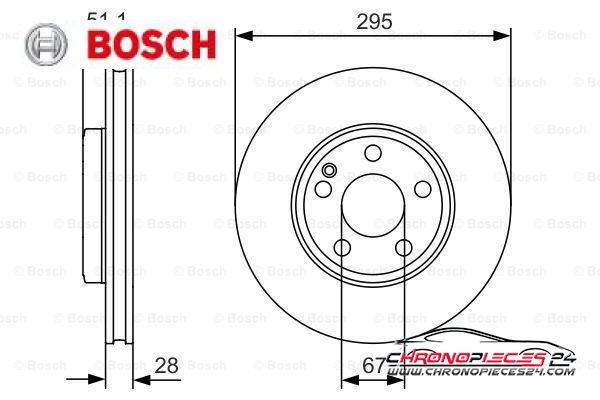 Achat de BOSCH 0 986 479 A01 Disque de frein pas chères