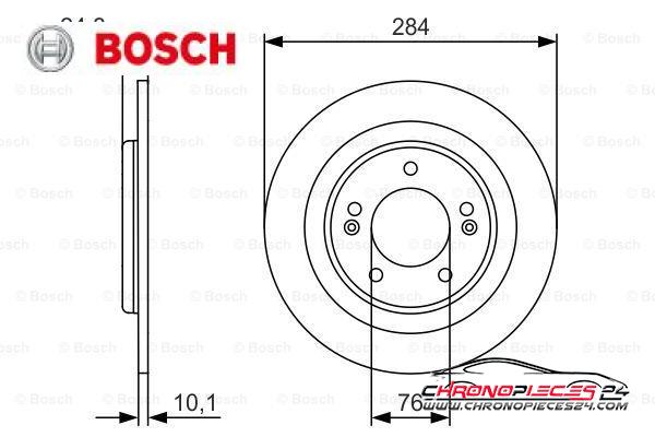 Achat de BOSCH 0 986 479 A13 Disque de frein pas chères