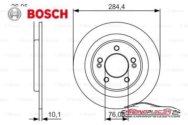 Achat de BOSCH 0 986 479 A47 Disque de frein pas chères